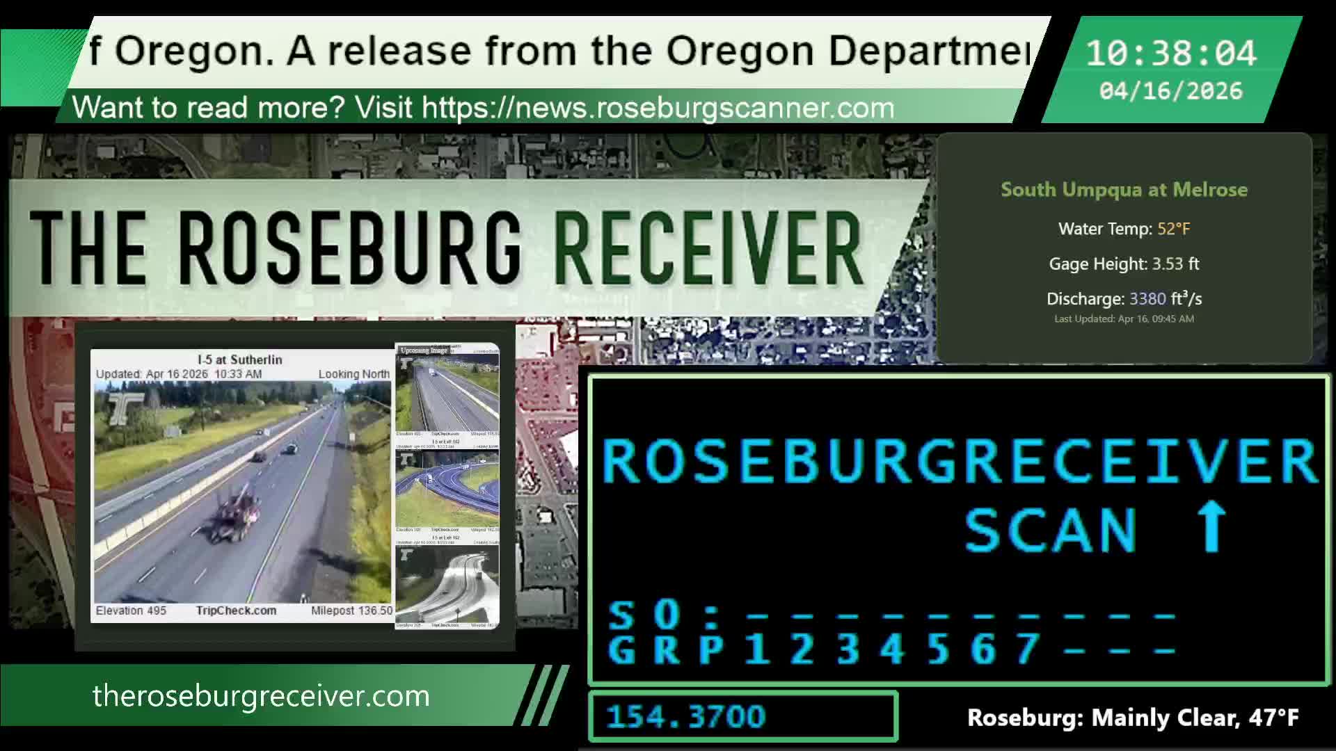 Live stream logo or thumbnail